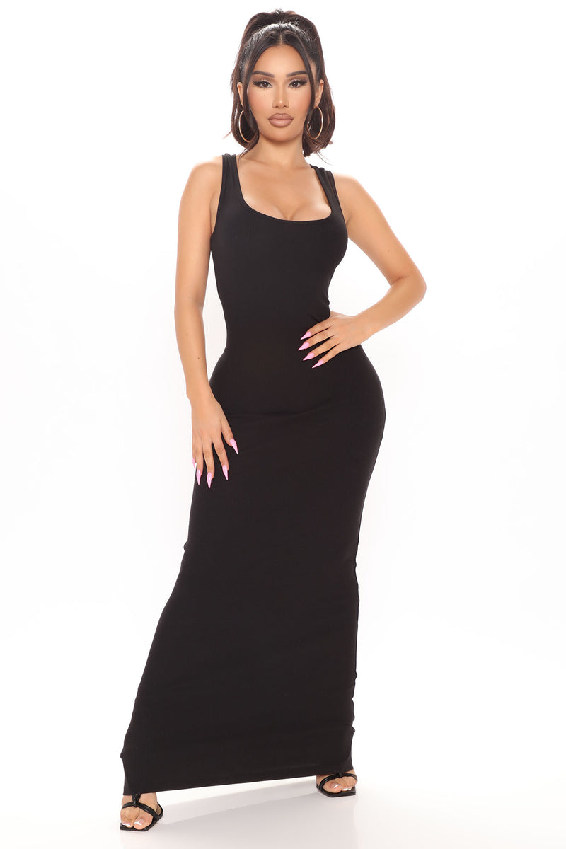 Mulberry Street Maxi Dress - Black ...